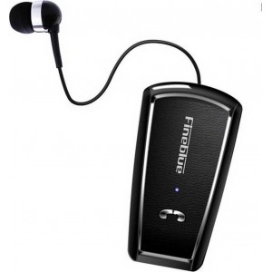 Ακουστικό Bluetooth Fineblue F-V3 με Επεκτεινόμενο Καλώδιο Clip-On Wireless Headset -Μαύρο Αξεσουάρ 