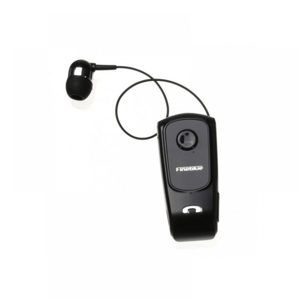 Ακουστικό Bluetooth Fineblue F920 με Επεκτεινόμενο Καλώδιο Clip-On Wireless Headset -Μαύρο Αξεσουάρ 