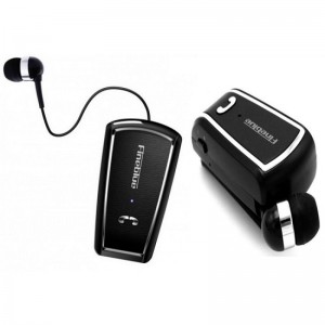 Ακουστικό Bluetooth Fineblue F-V3 με Επεκτεινόμενο Καλώδιο Clip-On Wireless Headset -Μαύρο Αξεσουάρ 