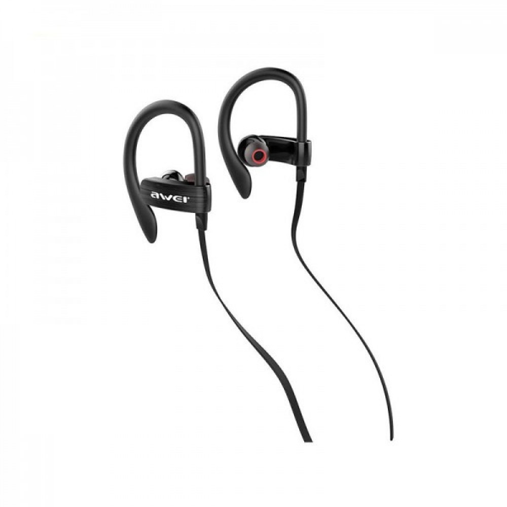 Awei ES-160i Ενσύρματα Αθλητικά Ακουστικά με Μικρόφωνο – Μαύρο Αξεσουάρ 