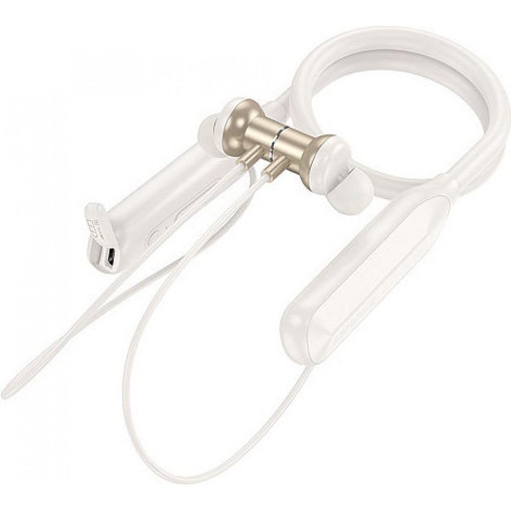 In-ear Bluetooth Handsfree Ακουστικά με Αντοχή στον Ιδρώτα -Λευκά Αξεσουάρ 