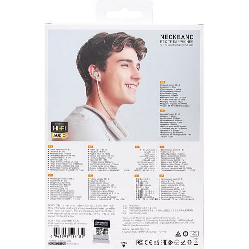 In-ear Bluetooth Handsfree Ακουστικά με Αντοχή στον Ιδρώτα -Λευκά Αξεσουάρ 