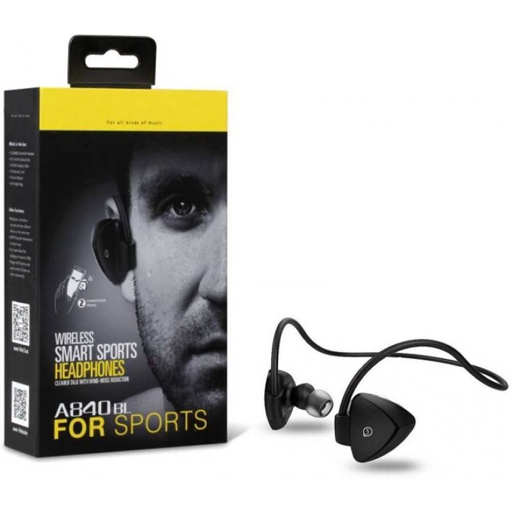 Awei A840BL In-Ear Sport Bluetooth Earphones -Black Αξεσουάρ 