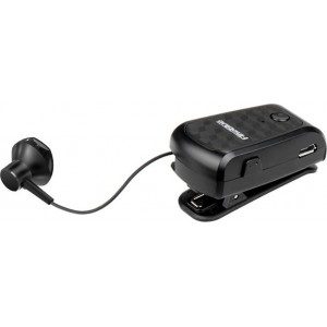 Ακουστικό Bluetooth Fineblue FQ-10 Pro με Επεκτεινόμενο Καλώδιο Clip-On Wireless Headset -Μαύρο Αξεσουάρ 