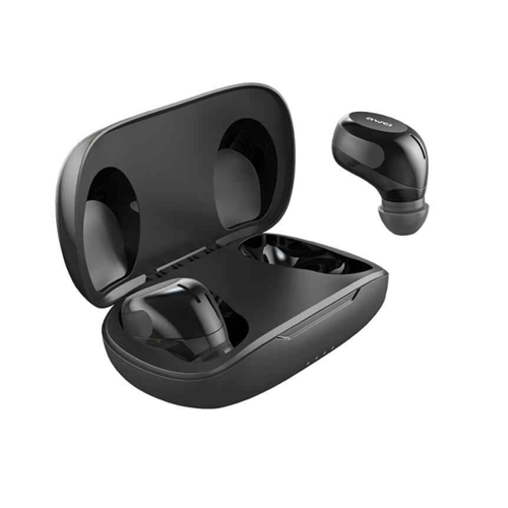 AWEI T20 WATER RESISTANT TWS EARPHONES WITH MICROPHONE - BLACK Αξεσουάρ 