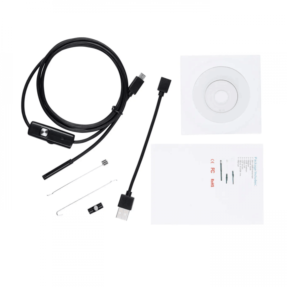 AN98B Αδιάβροχη Ενδοσκοπική Κάμερα HD Με 6 LED Usb Με 10 Μέτρα Καλώδιο Android Διάφορα