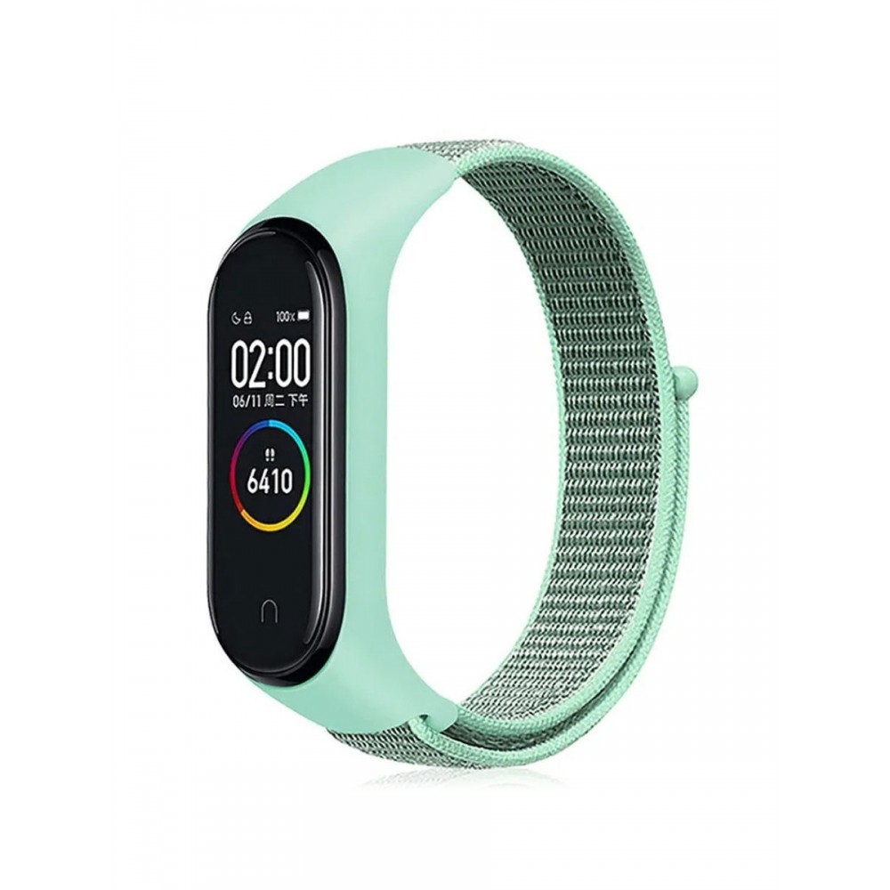 Λουράκι Νάιλον για Xiaomi Mi Band 3 / 4 / 5 -Τιρκουάζ Αξεσουάρ 