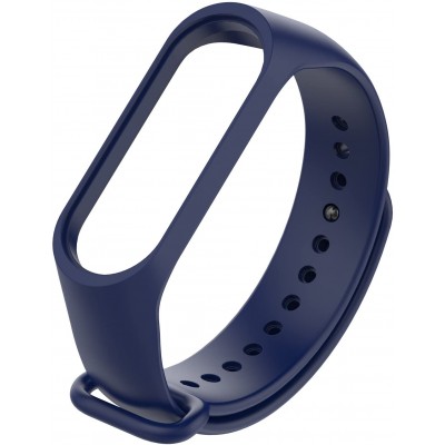 Xiaomi Mi Band 3 / 4 Strap Μπλε Λουράκι Σιλικόνης