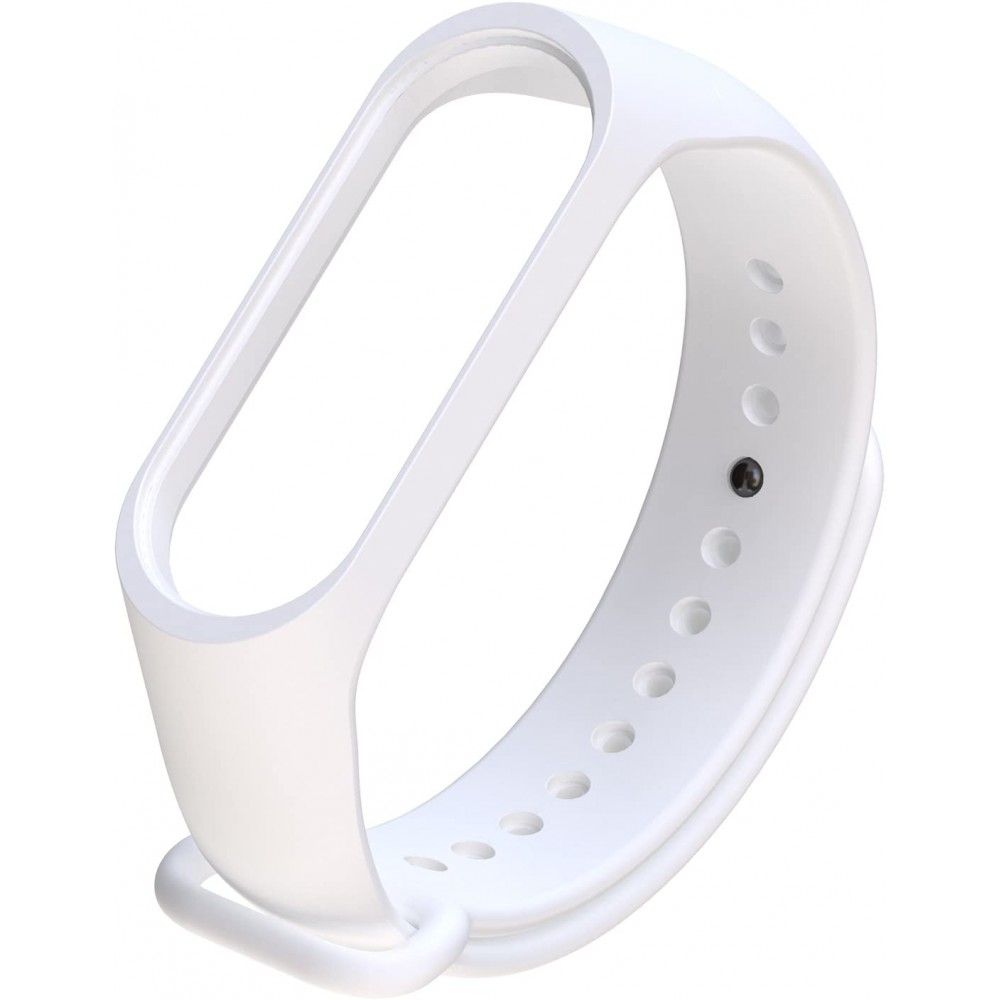 Xiaomi Mi Band 3 / 4 Strap Λευκό Λουράκι Σιλικόνης Αξεσουάρ 