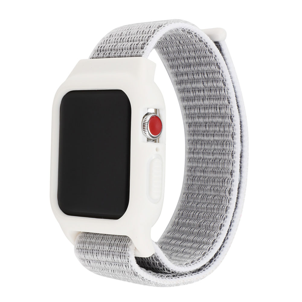 Θήκη & Ανταλλακτικό Λουράκι Νάιλον Apple Watch 44/42mm -Λευκό Αξεσουάρ 