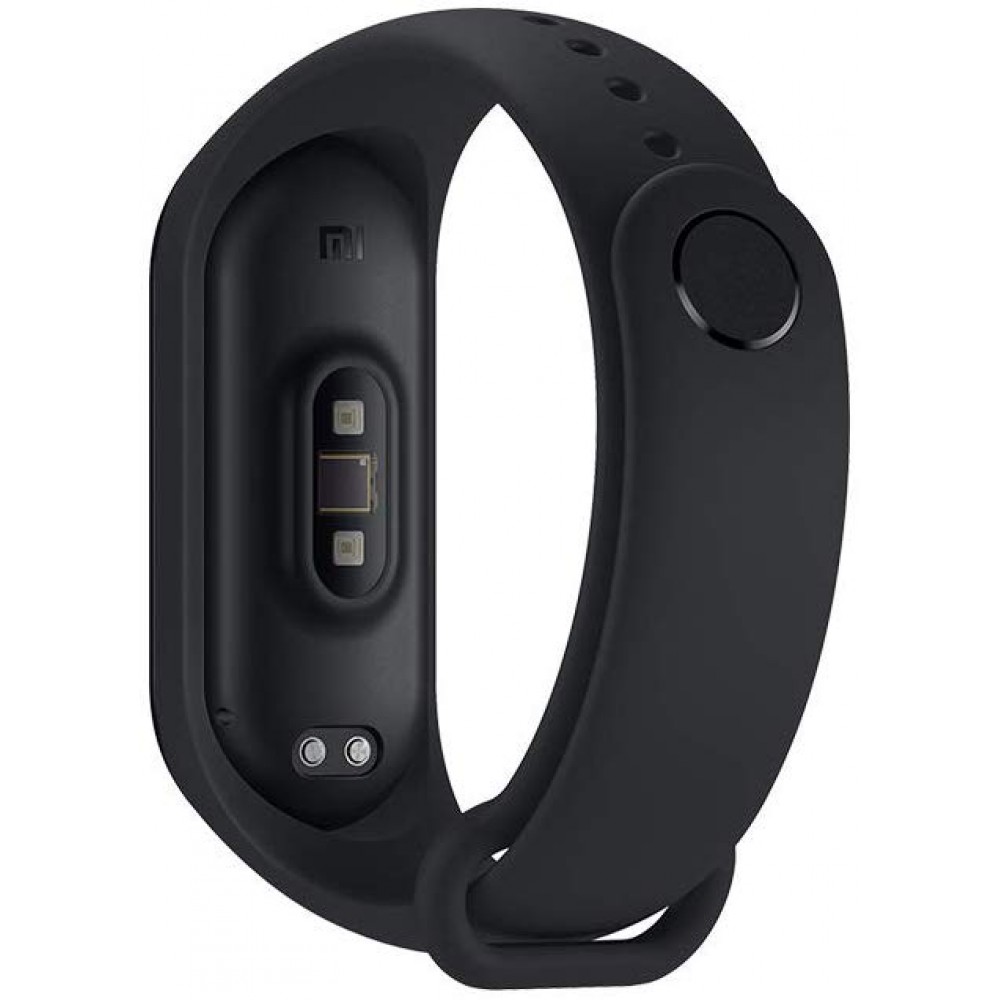 Xiaomi Mi Band 3 / 4 Strap Μαύρο Λουράκι Σιλικόνης Αξεσουάρ 