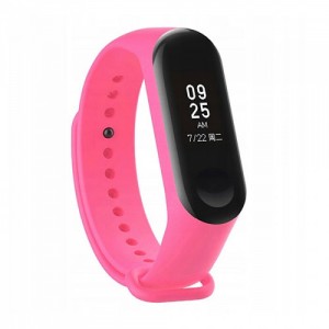 Xiaomi Mi Band 3 / 4 Strap Ροζ Λουράκι Σιλικόνης Αξεσουάρ 