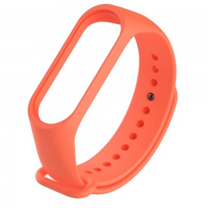 Xiaomi Mi Band 3 / 4 Strap Πορτοκαλί Λουράκι Σιλικόνης Αξεσουάρ 