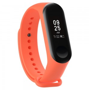 Xiaomi Mi Band 3 / 4 Strap Πορτοκαλί Λουράκι Σιλικόνης Αξεσουάρ 