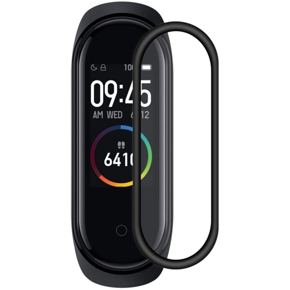 Xiaomi Mi Smart Band 4 / 5 Matte Full Face Curved Black Soft Screen Protector Προστασία οθόνης
