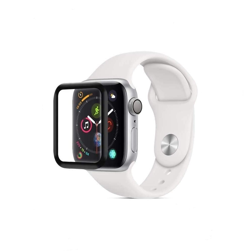 Apple 42mm Matte Full Face Curved Black Soft Screen Protector Προστασία οθόνης