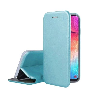 Θήκη Samsung Galaxy A32 5G / M32 5G Soft TPU&PU Leather Flip Βιβλίο Smart Magnet Elegance -Γαλάζιο