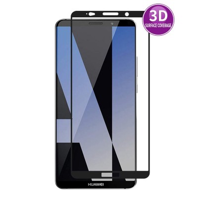Huawei Mate 10 Pro Αντιχαρακτικό Γυαλί 9H Tempered Glass 3D Full Face Curved Black 