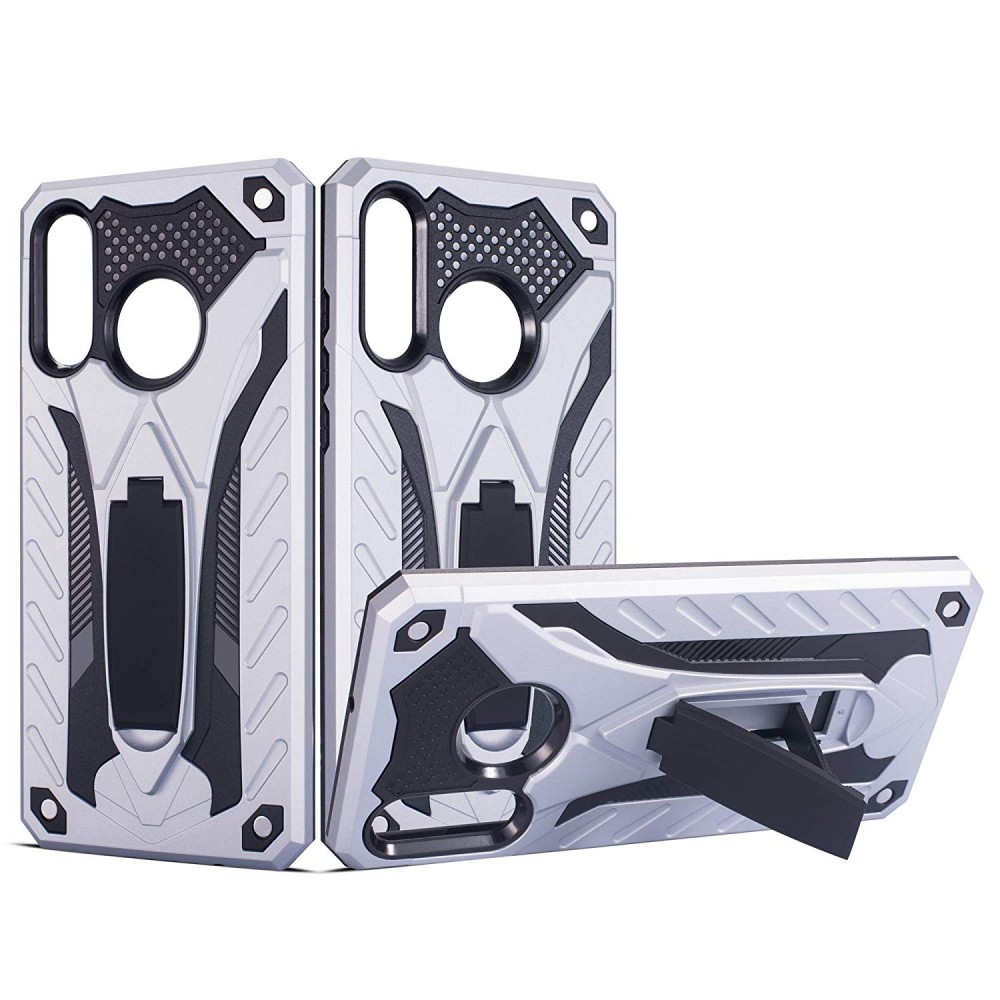 Θήκη Huawei Mate 10 Lite Defender Phantom Case Stand -Ασημί Θήκες Smartphone