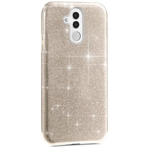 Θήκη Huawei Mate 20 Lite Forcell Glitter Shine Cover Hard Case -Gold Θήκες Smartphone