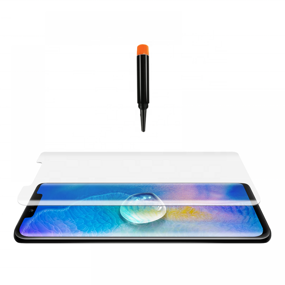 Huawei Mate 20 Lite Curved Liquid UV Tempered Glass With UV NanoScale Light  Προστασία οθόνης