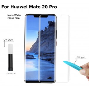 Huawei Mate 20 Pro Curved Liquid UV Tempered Glass With UV NanoScale Light  Προστασία οθόνης