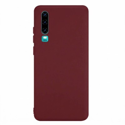 Θήκη Σιλικόνης Slim Fit Για Huawei P Smart Pro / Honor Y9S -Μπορντό