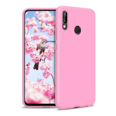 Θήκη Σιλικόνης Slim Fit Για Huawei P Smart Z / Honor 9X / Y9 Prime 2019 –Έντονο Ροζ