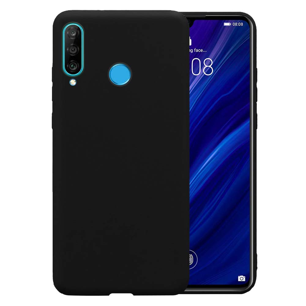 Huawei P30 Lite Θήκη 360 protection front and back full body- Black Θήκες Huawei P30 Lite 
