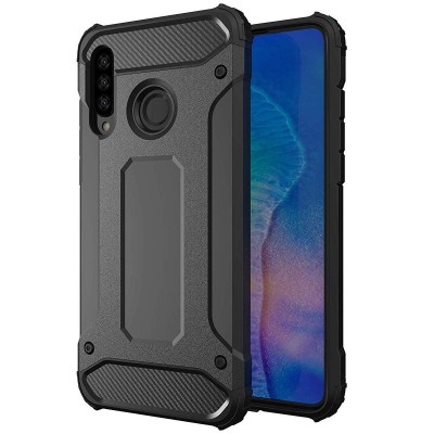 Θήκη Huawei P30 Lite Terrapin Armor Με Carbon Design –Μαύρο