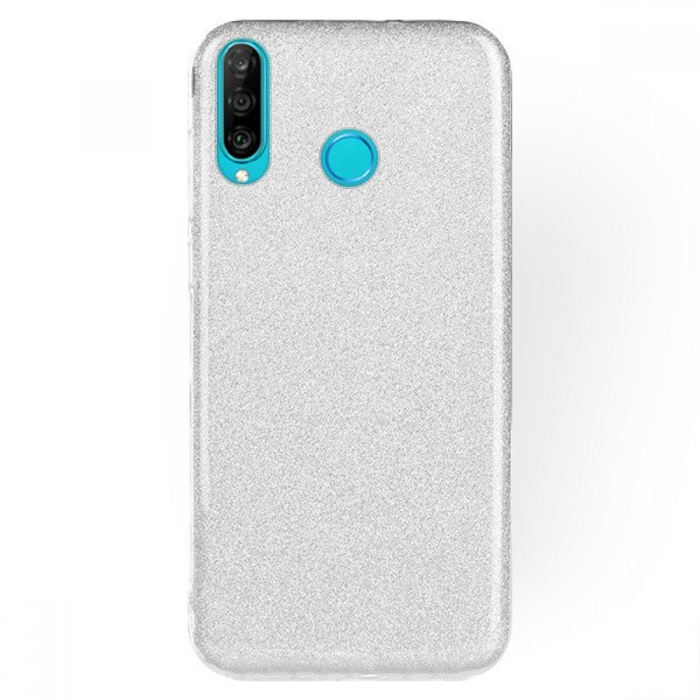Θήκη Huawei P30 Lite Forcell Glitter Shine Cover Hard Case -Silver Θήκες Smartphone