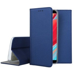 Θήκη Πορτοφόλι Book Case Για Huawei P30 Pro με Stand -Navy Blue Θήκες Smartphone