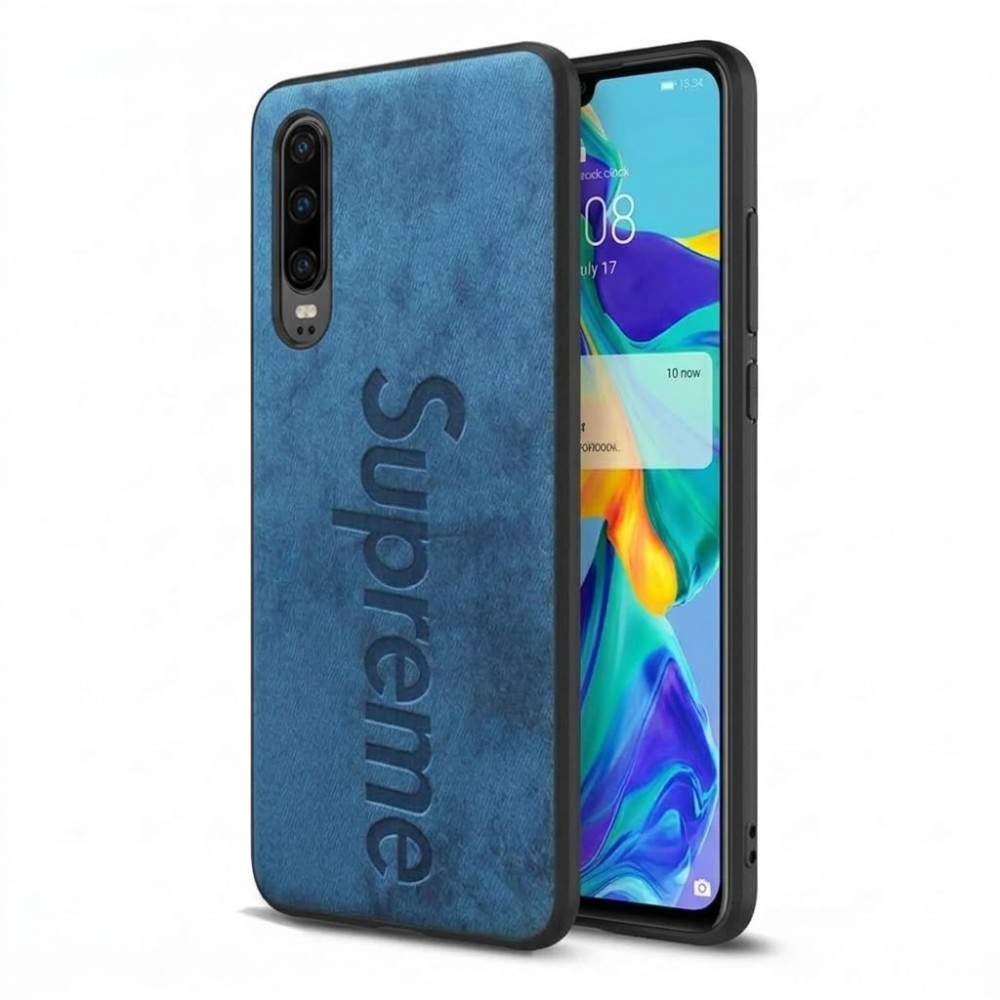 Θήκη Huawei P30 Supreme Pattern Cloth Blue Θήκες Smartphone