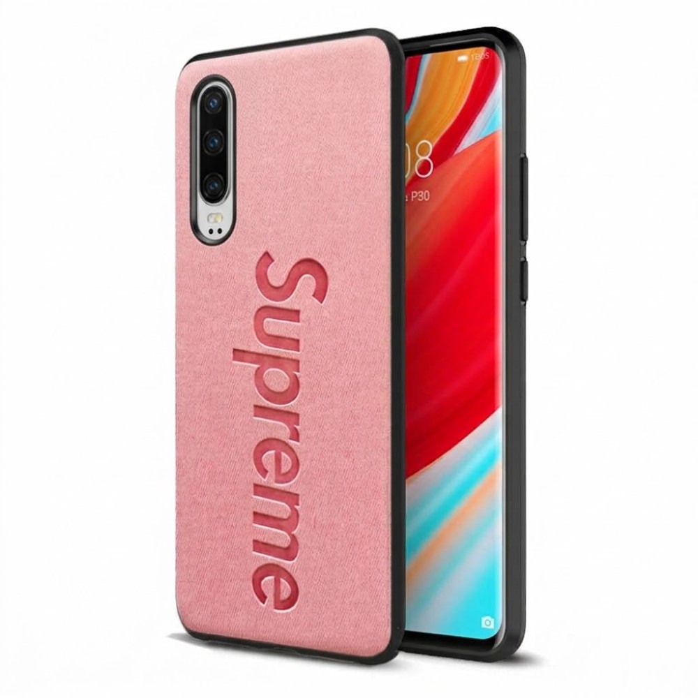 Θήκη Huawei P30 Supreme Pattern Cloth -Pink Θήκες Smartphone
