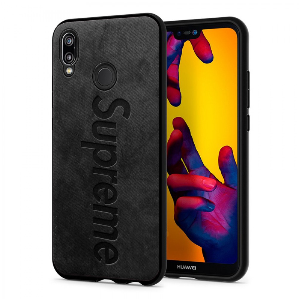 Θήκη Huawei P30 Supreme Pattern Cloth Black Θήκες Smartphone