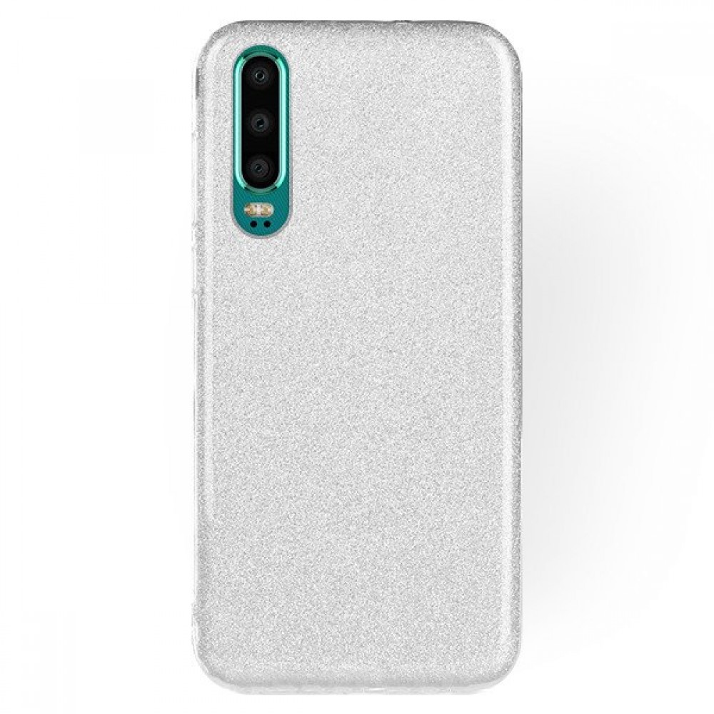 Θήκη Huawei P30 Forcell Glitter Shine Cover Hard Case -Silver Θήκες Smartphone