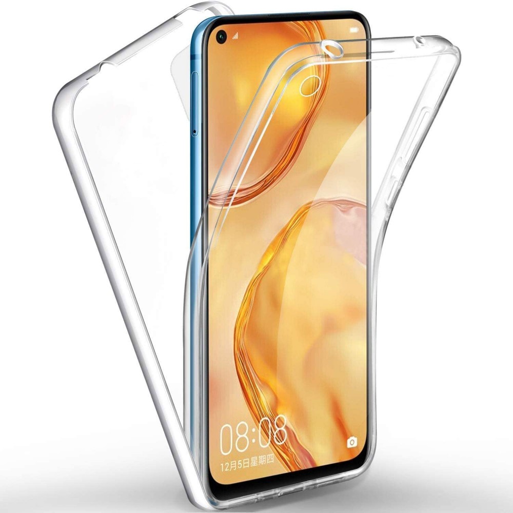 Huawei P40 Lite E / Y7P 2020 / Honor 9C Θήκη 360 protection front and back full body- Διάφανη Θήκες Smartphone