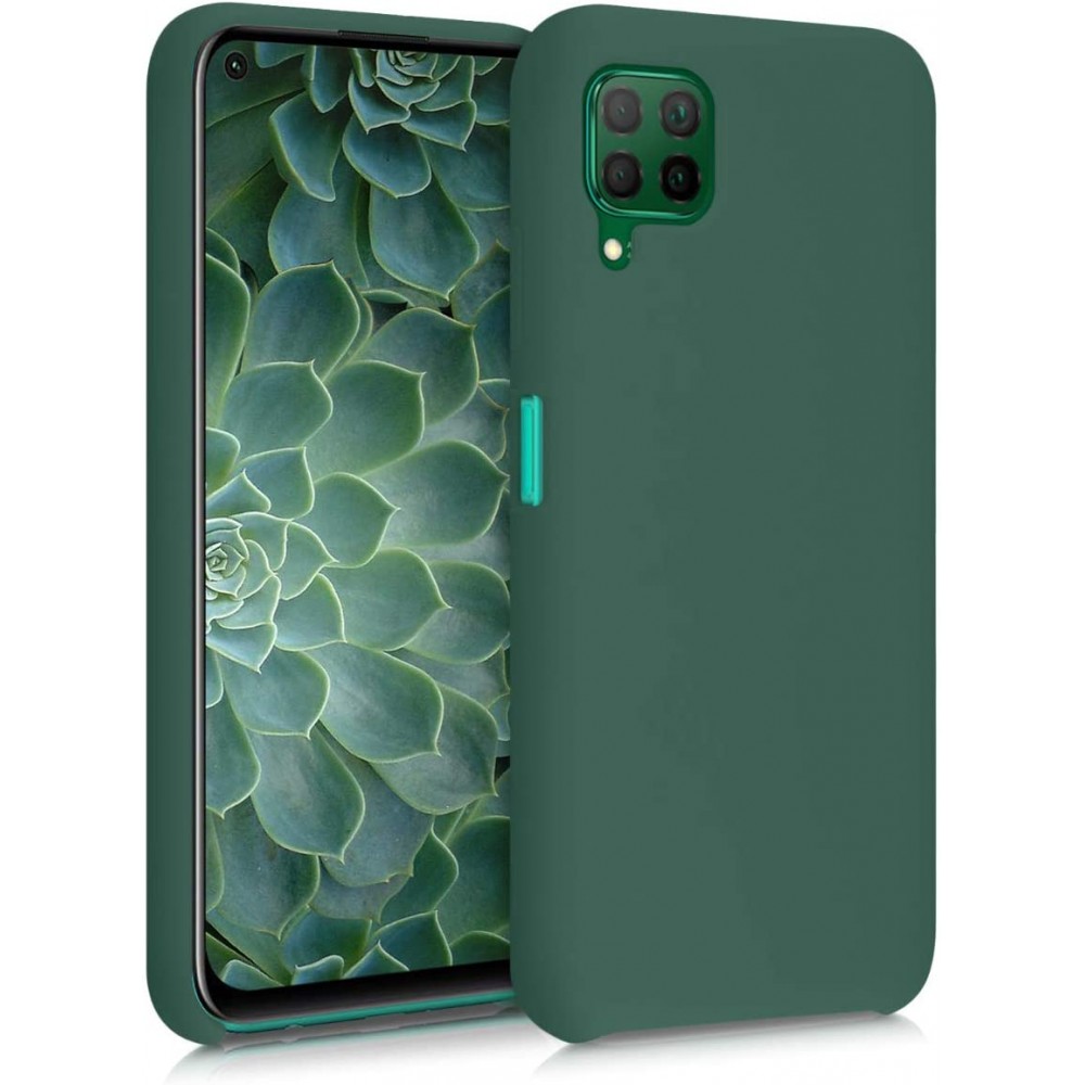 Θήκη Σιλικόνης Για Huawei P40 Lite Soft Case 2.0mm –Forest Green Θήκες Smartphone