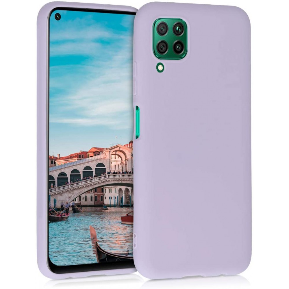 Θήκη Σιλικόνης Για Huawei P40 Lite Soft Case 2.0mm –Μωβ Θήκες Smartphone