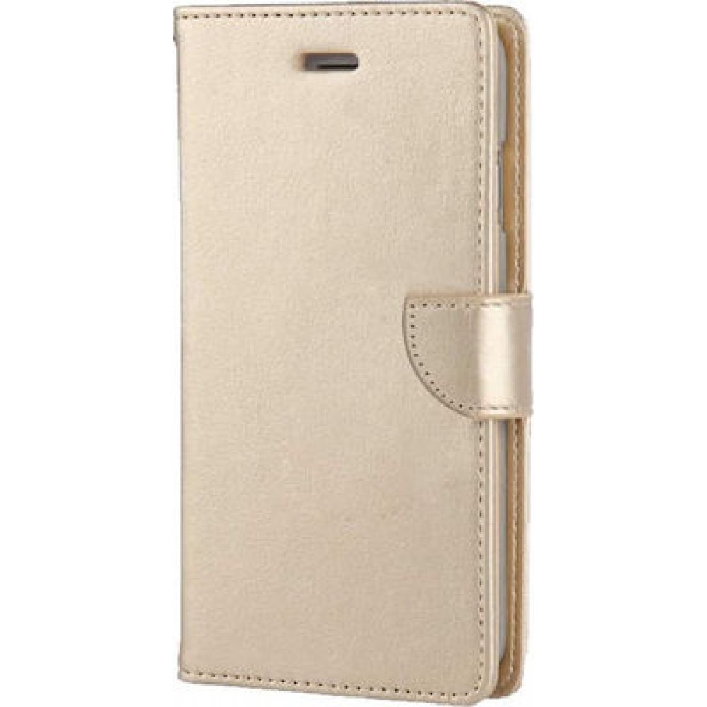 Θήκη Huawei P40 Pro Soft TPU&PU Leather Flip Βιβλίο Smart Magnet -Gold Θήκες Huawei P40 Pro