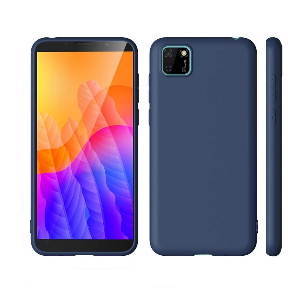 Θήκη Σιλικόνης Slim Fit Για Huawei Y5P 2020 –Μπλε Θήκες Smartphone