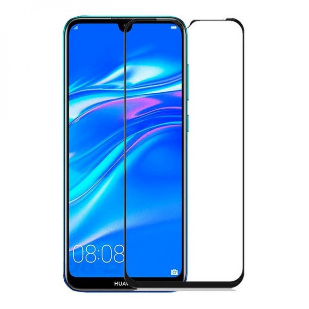 Huawei Y7 2019 / Y7 Prime 2019 / Y7 Pro 2019 3D Full Face Προστατευτικό Οθόνης Αντιχαρακτικό Γυαλί –Μαύρο Προστασία οθόνης