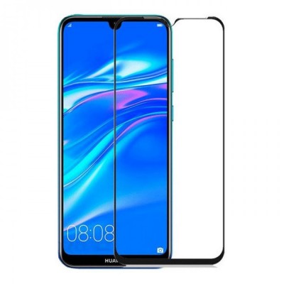 Huawei Y7 2019 / Y7 Prime 2019 / Y7 Pro 2019 3D Full Face Προστατευτικό Οθόνης Αντιχαρακτικό Γυαλί –Μαύρο