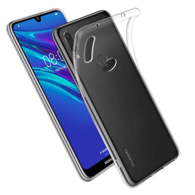 Θήκη Huawei Y7 2019 / Y7 Prime 2019 / Y7 Pro 2019 Slim Soft TPU Silicone Cover -Διάφανη 