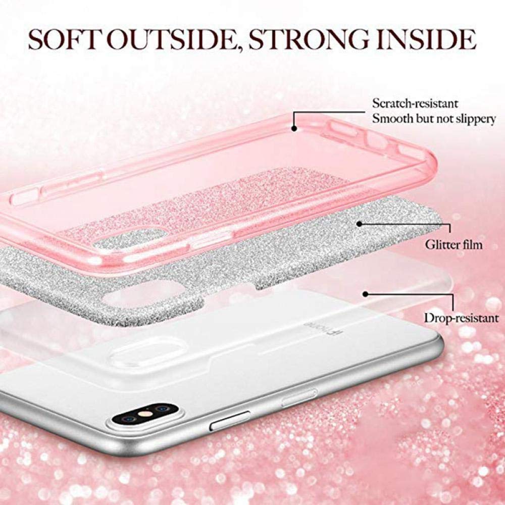 Θήκη Huawei Y7 2019 / Y7 Prime 2019 / Y7 Pro 2019 Forcell Glitter Shine Cover Hard Case -Silver Θήκες Smartphone
