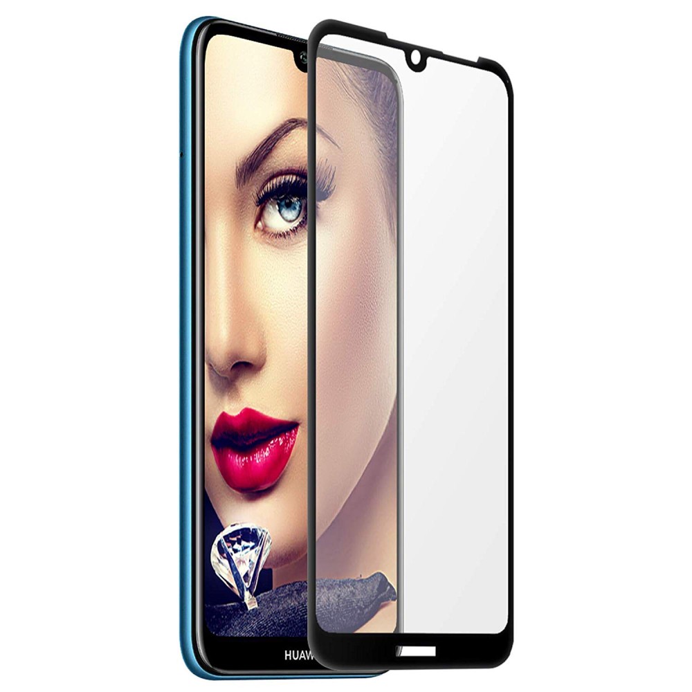 Huawei Y6 2019 / Honor 8A 3D Full Face Προστατευτικό Οθόνης Αντιχαρακτικό Γυαλί –Μαύρο Προστασία οθόνης