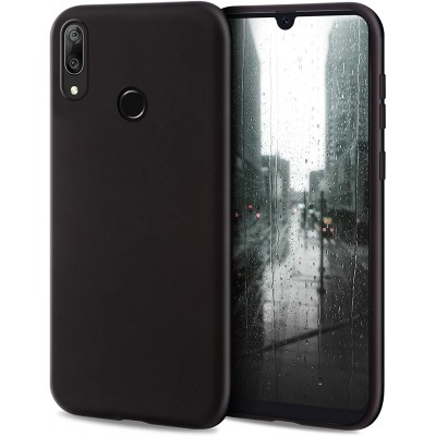 Θήκη Σιλικόνης Slim Fit Για Huawei Y7 2019 / Y7 Prime 2019 / Y7 Pro 2019 –Μαύρο