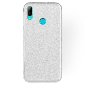 Θήκη Huawei Y7 2019 / Y7 Prime 2019 / Y7 Pro 2019 Forcell Glitter Shine Cover Hard Case -Silver Θήκες Smartphone