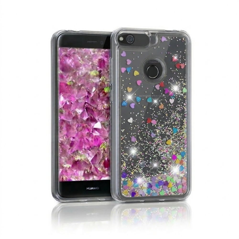 Θήκη Huawei Y6 2018 / Y6 Prime 2018 / Honor 7A Forcell Liquid Glitter Sand & Stars TPU -White Θήκες Smartphone