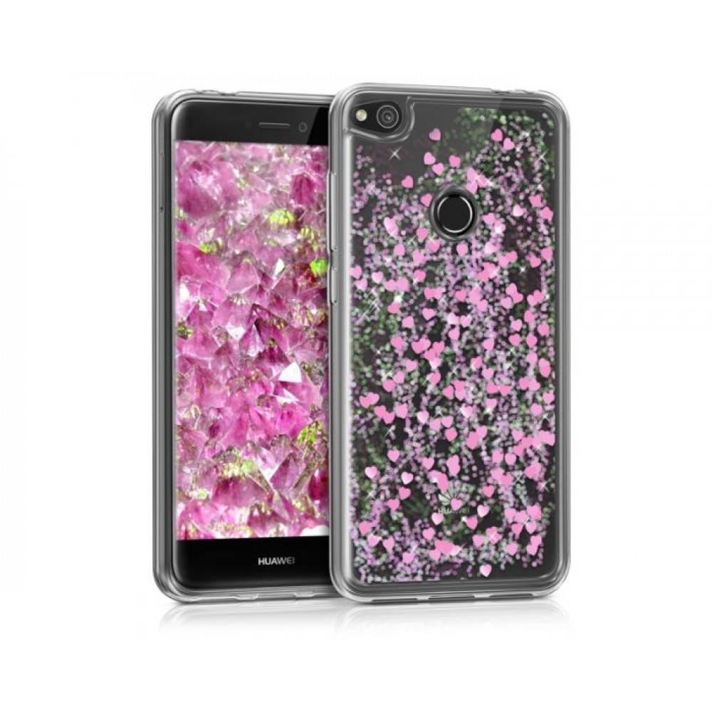 Θήκη Huawei Y6 2018 Forcell Liquid Glitter Sand & Stars TPU -Black Θήκες Smartphone